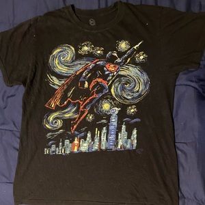 DC COMICS Painted SuperMan shirt